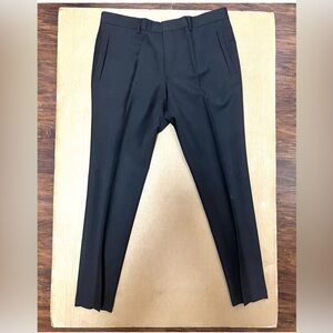 Givenchy Blk Slim Fit Wool/Mohair Pants.50/IT (33” Waist+). Ricardo Tisci Era.